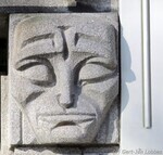 Beeld Theo van Reijn aan de gevel.
<br/>
Gert-Jan Lobbes, 2016